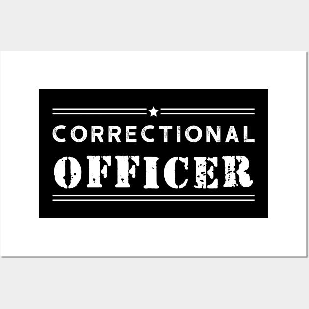 Correctional Officer Wall Art by KC Happy Shop